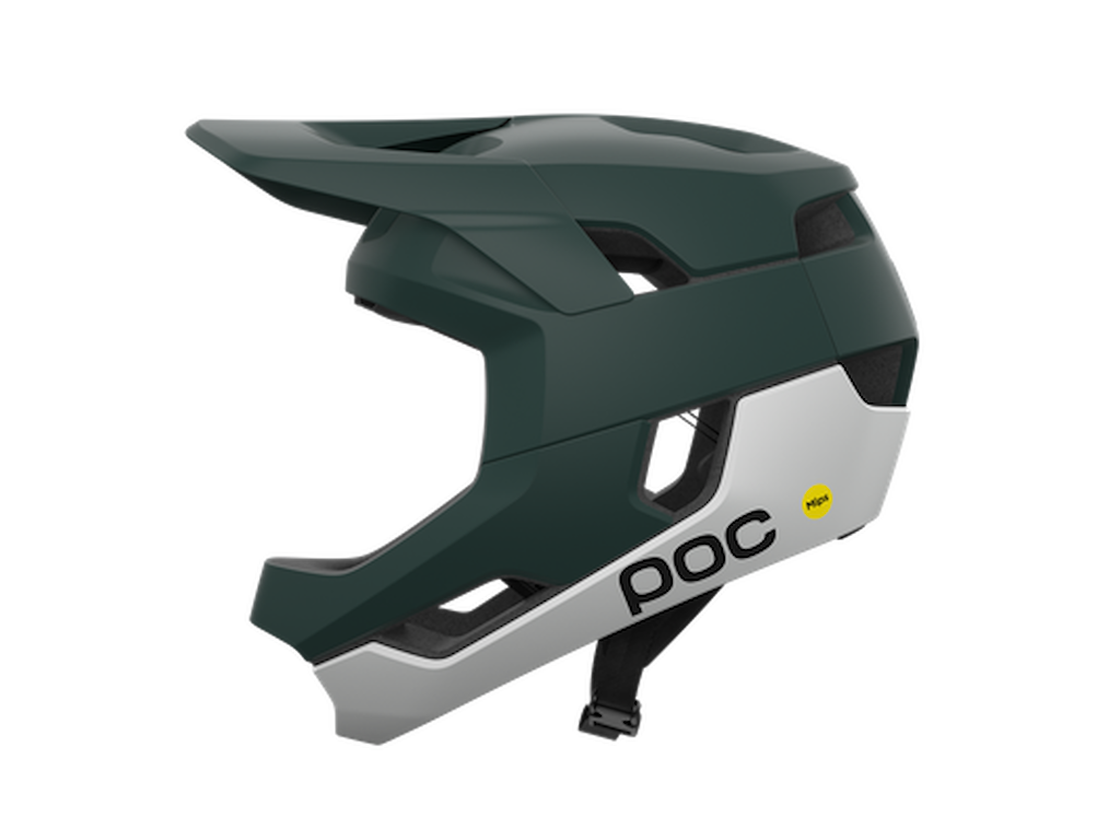 Poc Otocon Race Mips Fullfacehjelm Pargasite Green Matt Hydrogen White Matt Str 51-54 Cm