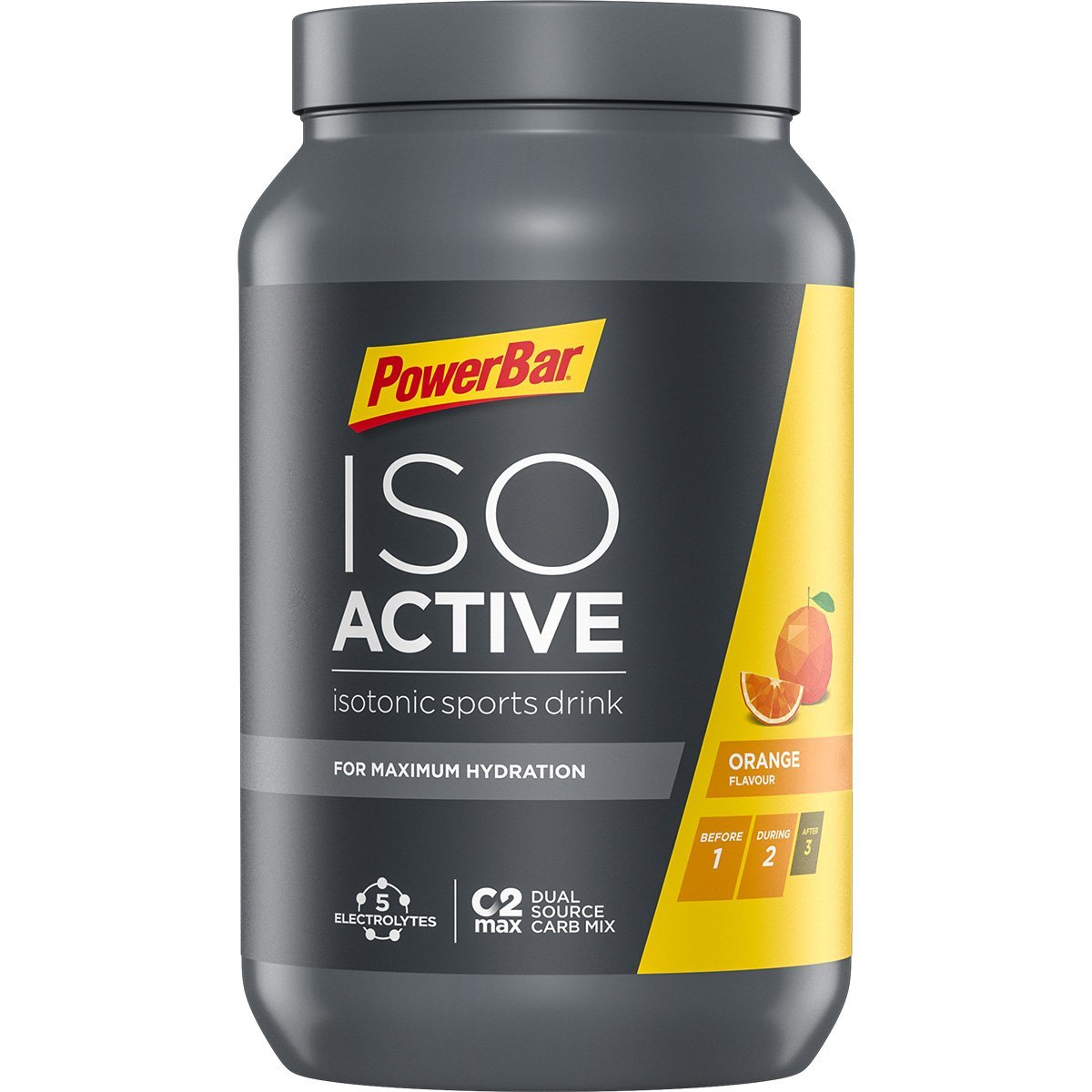 Powerbar Isoactive Energipulver Orange 320g
