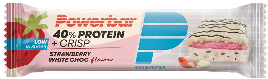 Powerbar 40  Protein  Crisp Bar Strawberry White Chocolate 40g
