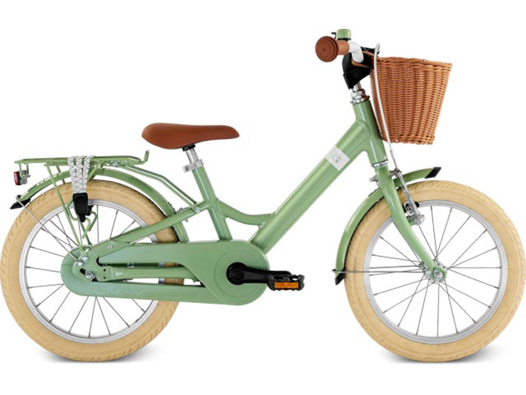 Puky Youke Classic 16 Børnecykel Fra år Retro Grøn