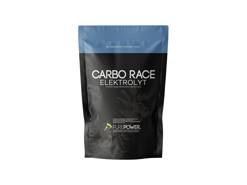Purepower Carbo Race Elektrolyt Energidrik Blåbær Kg