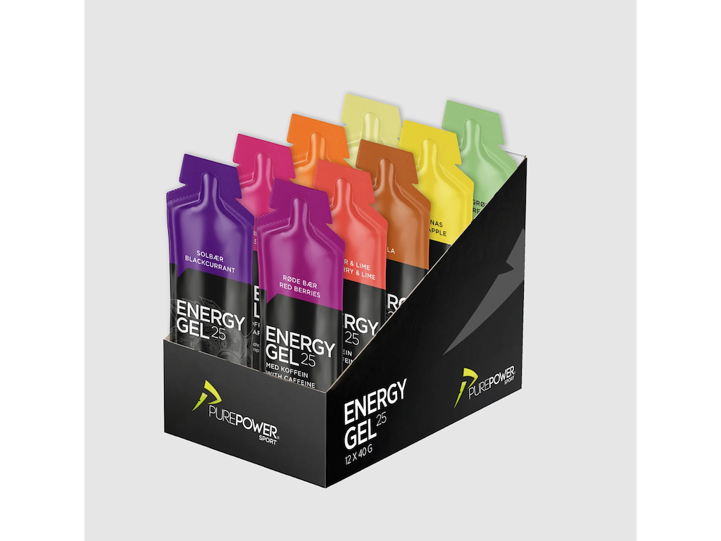 Purepower Energy Gel Smagsprøvepakke Stk