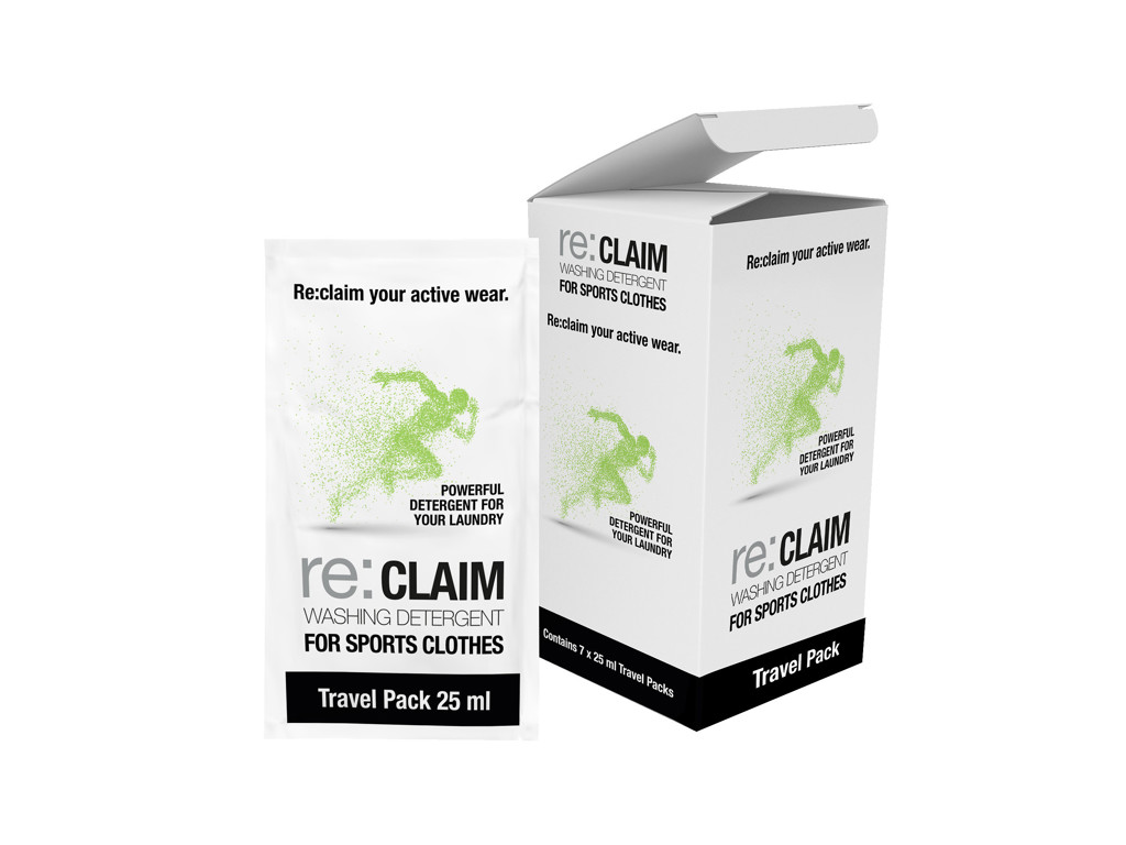 Re:claim Washing Detergent Travel Pack Rejsepakke Med 7x25 Ml Vaskemiddel