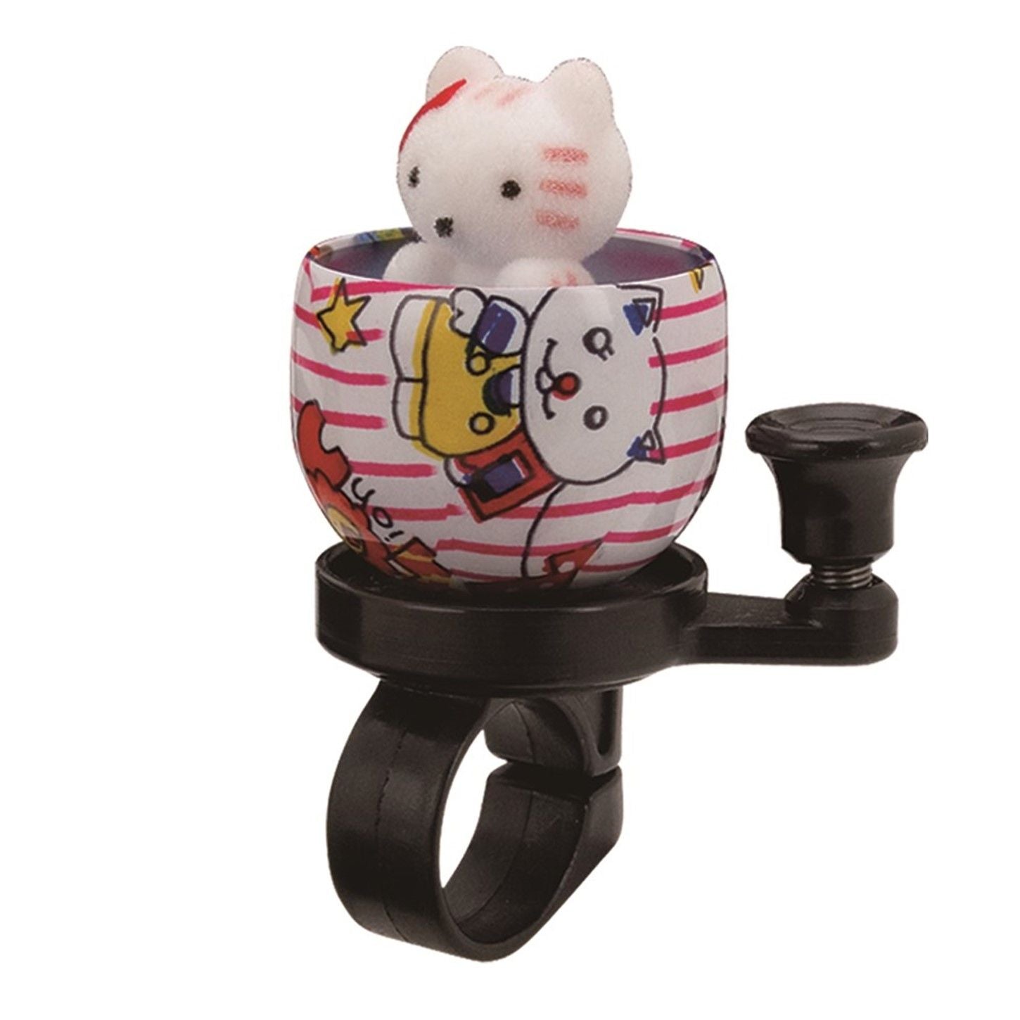 Ringeklokke Bike Attitude Cat Pink 22   Mm