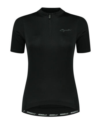 Rogelli Core Cykelbluse Dame Korte ærmer Sort Str