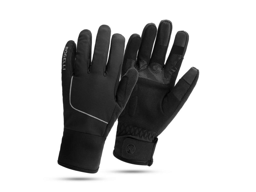 Rogelli Essential Vinterhandsker Sort Str