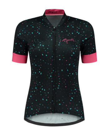 Rogelli Terrazzo Cykelbluse Dame Korte ærmer Blå Pink Str  Xs