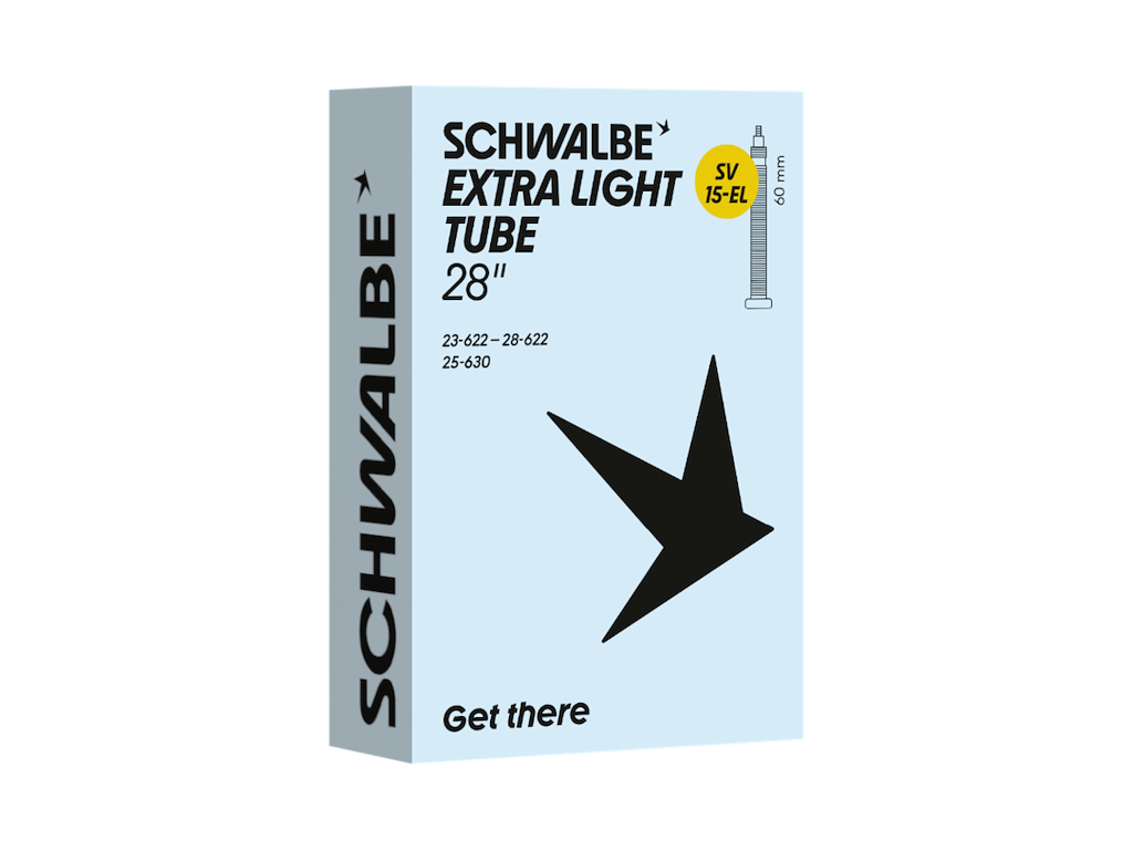 Schwalbe Extra Light Slange 700c 28 Quot X0 90-  10  23 28-622 630  Med 60mm Lang Racerventil Sv15-el
