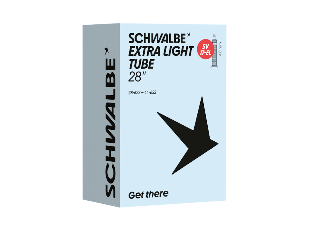 Schwalbe Extra Light Slange 700c 28 Quot X1 10-  80  28 44-622  Med 40mm Lang Racerventil Sv17-el