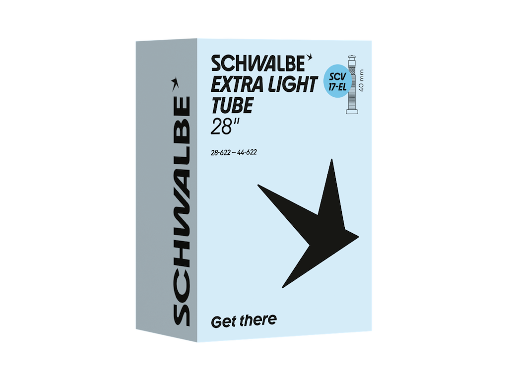 Schwalbe Extra Light Slange 700c 28 Quot X1 10-  80  28 44-622  Med 40mm Lang Scv Clik Ventil Scv17-el