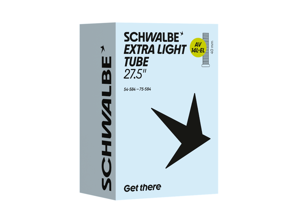 Schwalbe Extra Light Slange 27 Quot X2 10- 00 54 75-584 Med 40mm Lang Autoventil Av14l-el