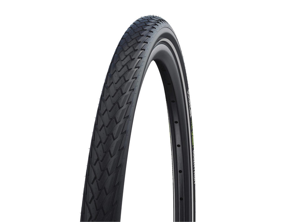 Schwalbe Green Marathon -tråddæk 20x1 75  47-406   -50 Sort Refleks