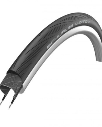Schwalbe Lugano Ii Endurance Tråddæk 700x25c  25-622  Sort