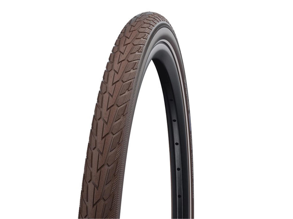 Schwalbe Road Cruiser  -guard Tråddæk 26x1 75  47-559  Brun Refleks