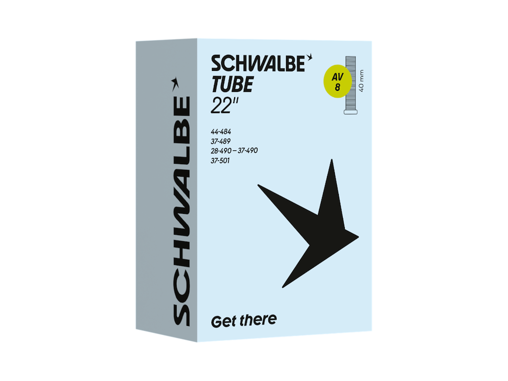 Schwalbe Slange 22 Quot X1 10-  75  28 44-484 501  Med 40mm Lang Autoventil Av8