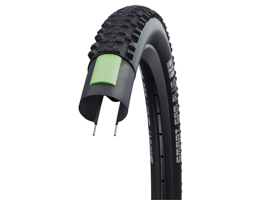 Schwalbe Smart Sam Plus Dd Greenguard Tråddæk 29x2 10 54-622   -50 Sort