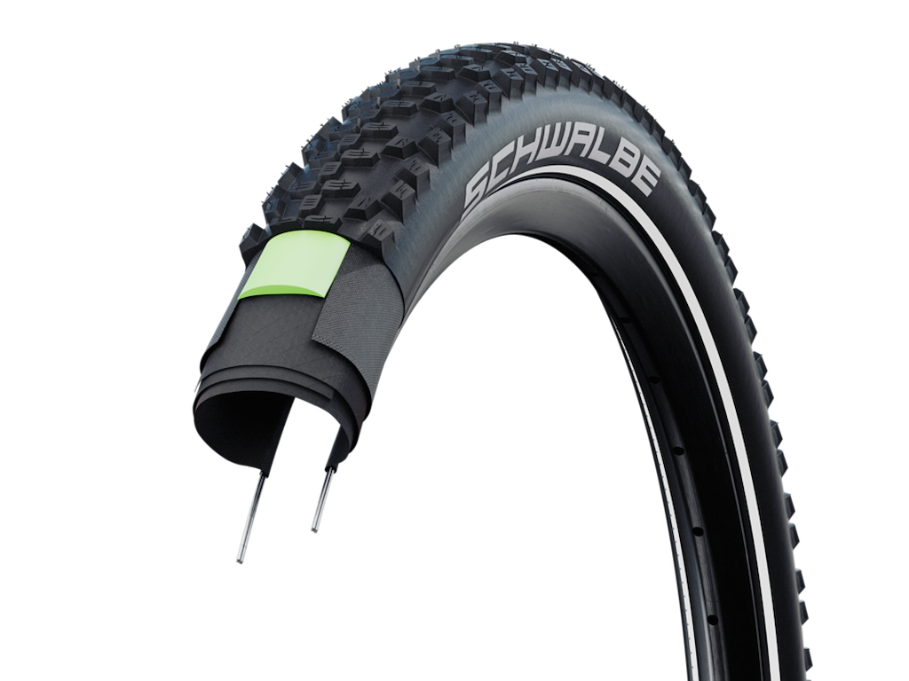 Schwalbe Smart Sam Plus Greenguard Tråddæk 28x1 60  42-622  Sort