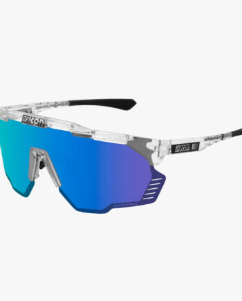 Scicon Aeroshade Kunken Cykelbrille Multimirror Blue   Crystal Gloss