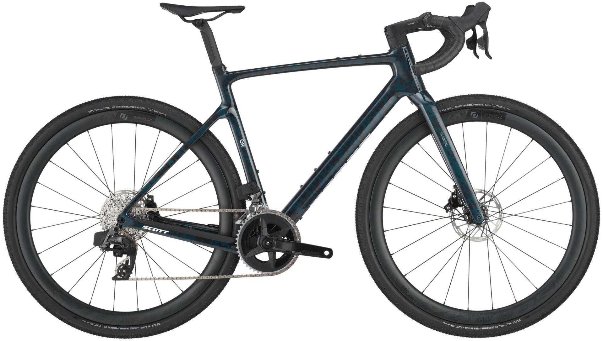Scott Addict Gravel 20 2025 Petrol Black