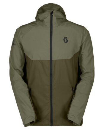 Scott Explorair Light Windbreaker Cykeljakke Hay Green Fir Green Herre  Størrelse:  -large
