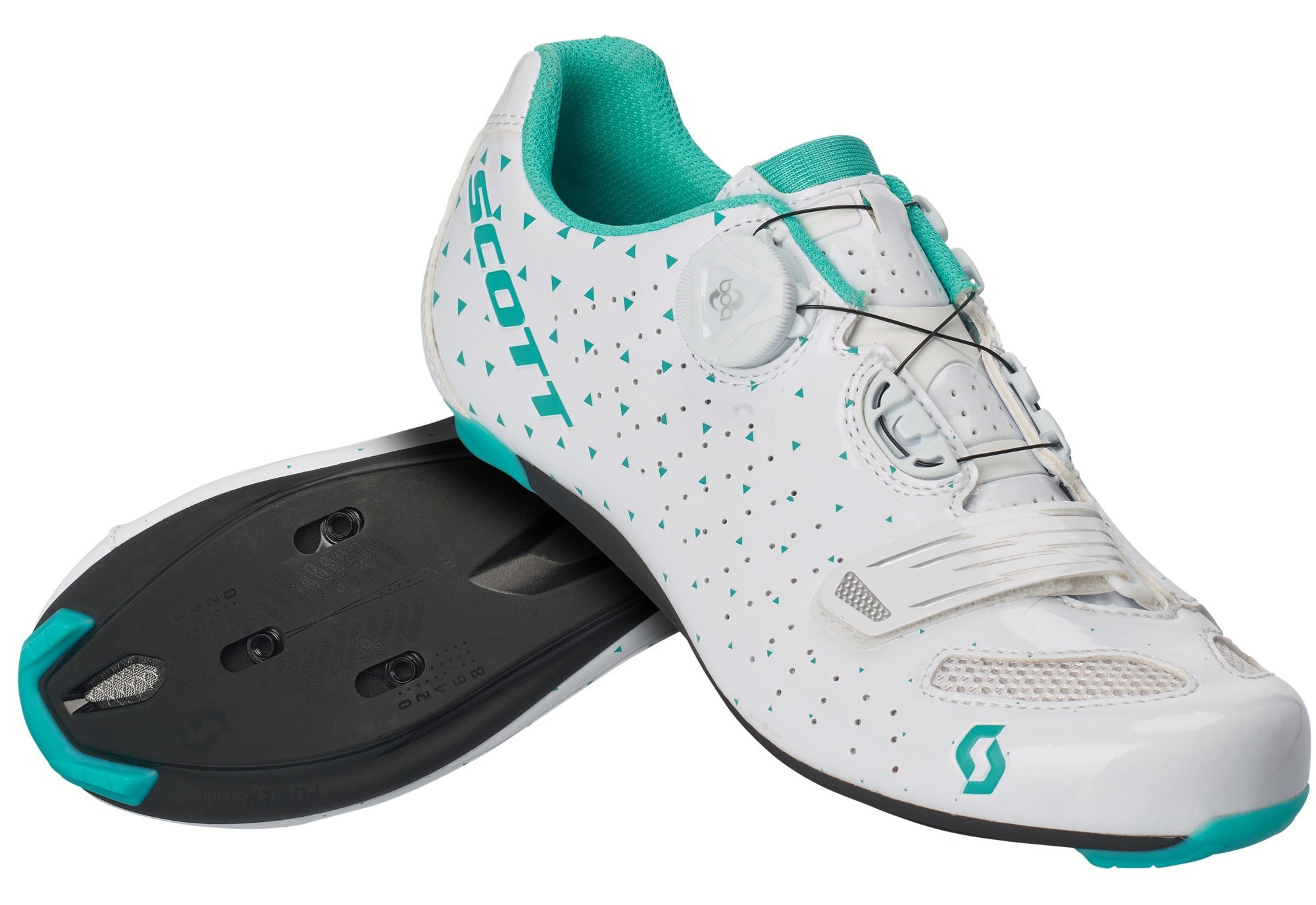 Scott Road Comp Boa Lady  X27 20  Dame Cykelsko  White Turquoise