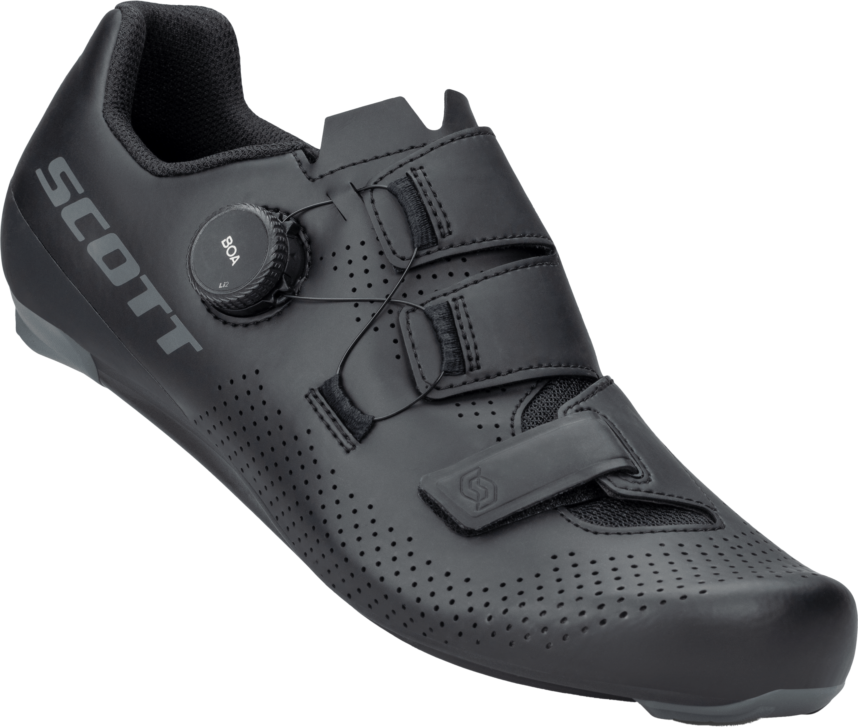 Scott Shoe Road Team Boa Matt Black Dark Grey