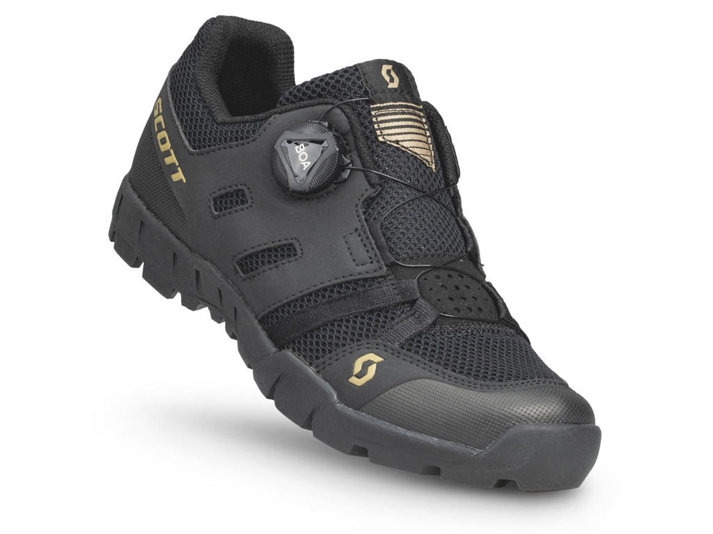 Scott Sport Crus-  Boa Eco Dame Black Gold Str  42