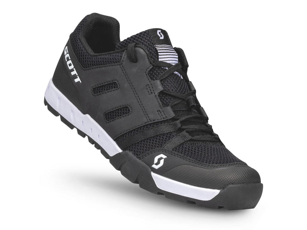 Scott Sport Crus-  Flat Lace Cykelsko Black White Str  44