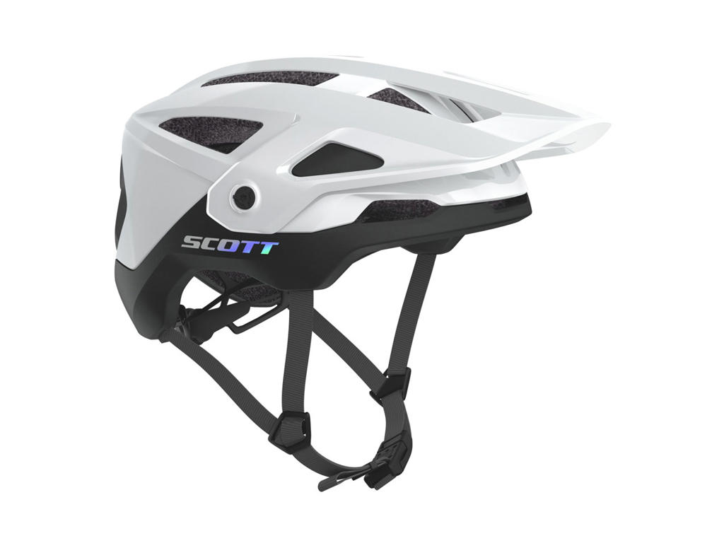 Scott Stego Plus Cykelhjelm White Glossy Black