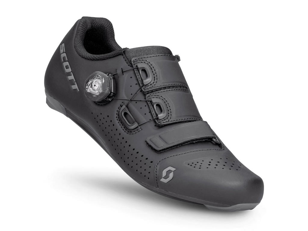 Scott Team Boa Landevejssko Matt Black Dark Grey Str  46