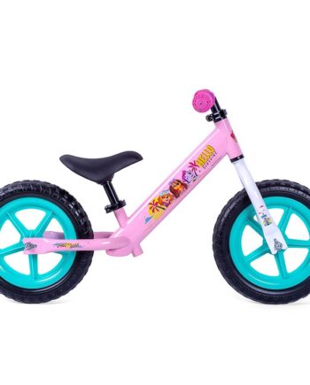 Seven Paw Patrol Pige Løbecykel Lyserød Blå