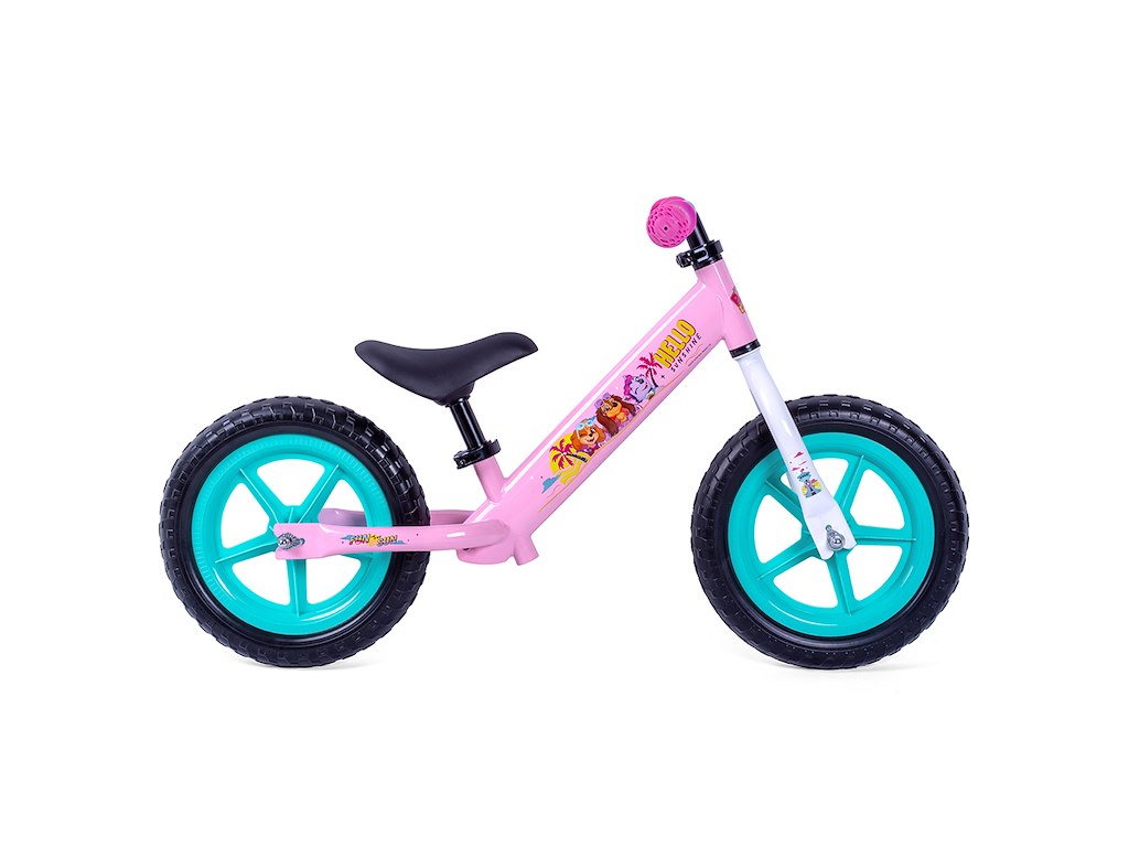 Seven Paw Patrol Pige Løbecykel Lyserød Blå