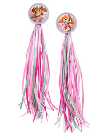 Seven Paw Patrol Streamers Til Cykelstyr Pink
