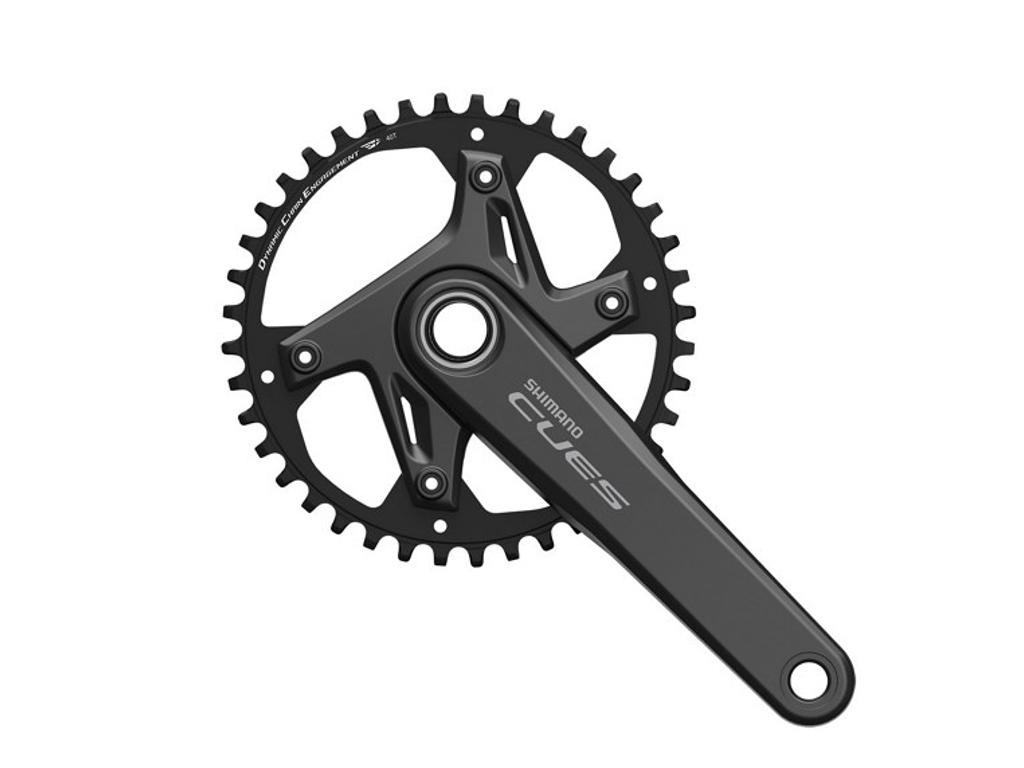 Shimano Cues Kranksæt Single Road 40 Tands Til 10 Eller 11 Speed -170mm Pedalarme Fc-u6040-