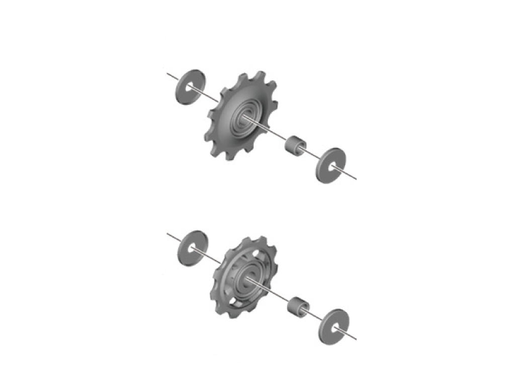 Shimano Deore Pulleyhjul Sæt Til Bagskifter Rd-m5120