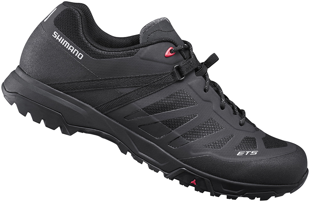 Shimano Et500 -bike Sort Flat Pedal Sko Sort