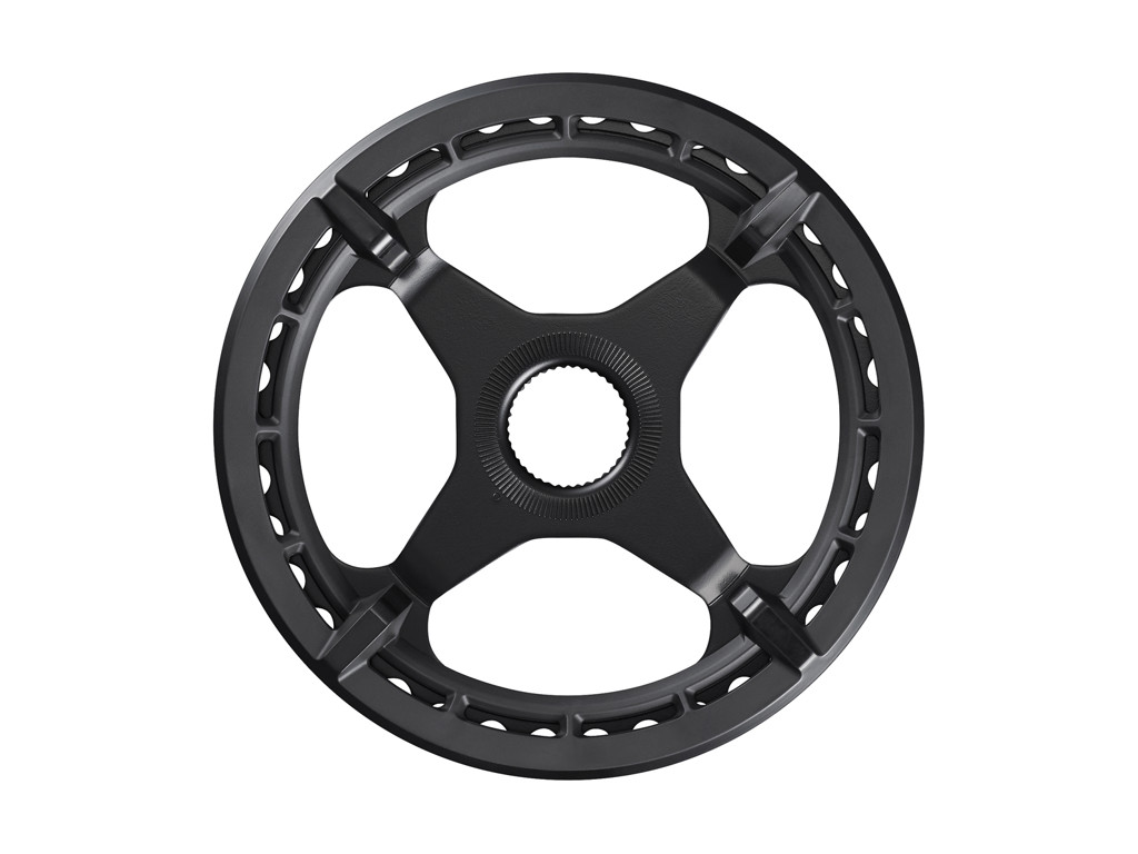 Shimano Steps 38 Tands Klinge Grå Sm-cre50 Med Single Kædebeskytter