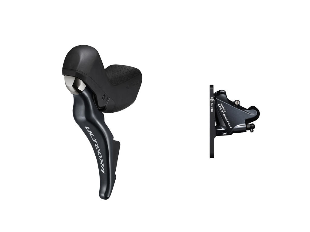 Shimano Ultegra R8025 Skifte- Og Bremsegreb Venstre Hydraulisk Kaliber Og Olieslange