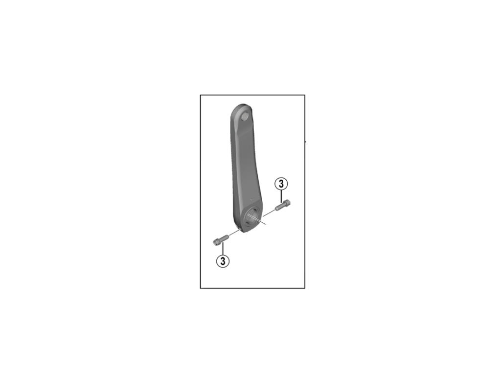 Shimano Ultegra Skrue Til Venstre Pedalarm M6   19mm Fc-r8000