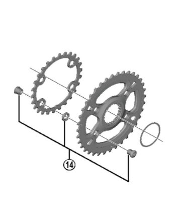 Shimano Xt Klingebolte   Stk  Fc-m8100