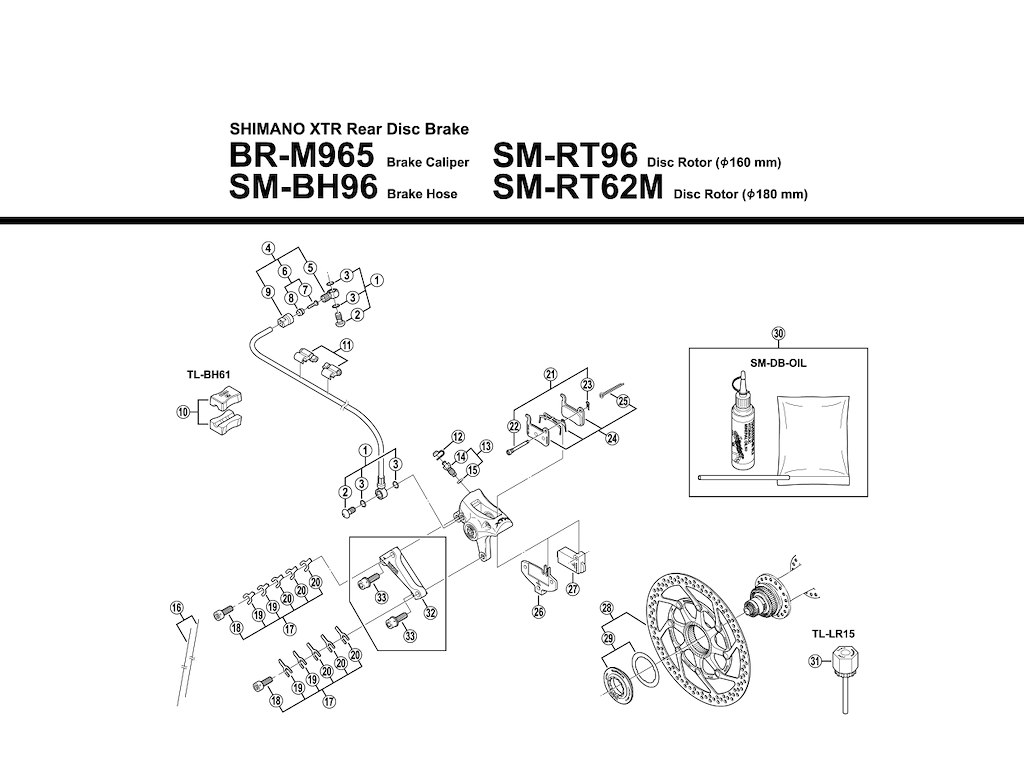 Shimano Xtr Udluftningsskrue Med Tætning For Br-m965 966 765