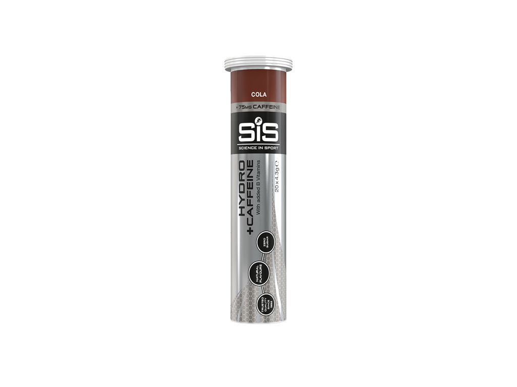 Sis Go Hydro Tabletter Cola Og Koffein Rør Med 20 Elektrolyttabletter     Gram