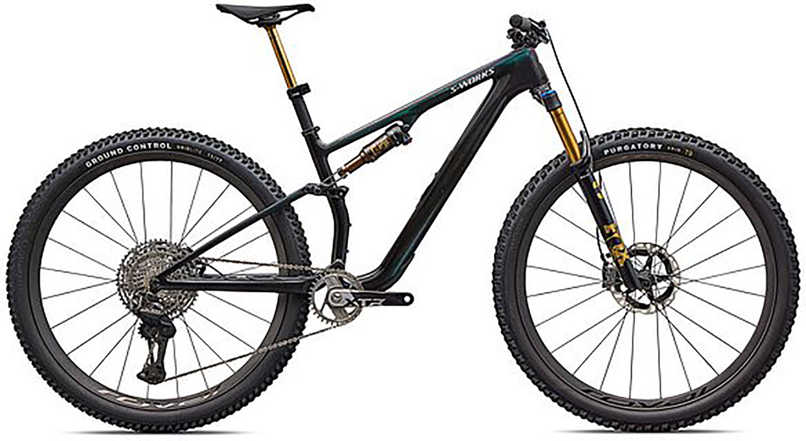 Specialized  -works Epic   Evo Di2 2026 Gloss Carbon   Green To Purple