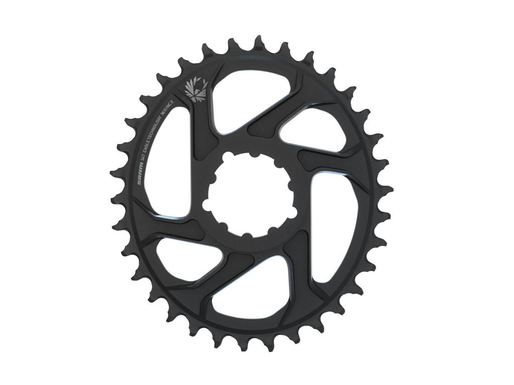 Sram Eagle Klinge 34 Tands Oval 12 Gear Direct Mount Mm Offset Sort