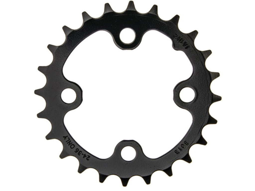 Sram Mtb Klinge 24 Tands Rund 3x9 10 Gear Huls ø64mm Sort