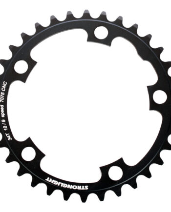 Stronglight Klinge 34 Tands ø110   Huller   10 Speed Zicral Alu Sort
