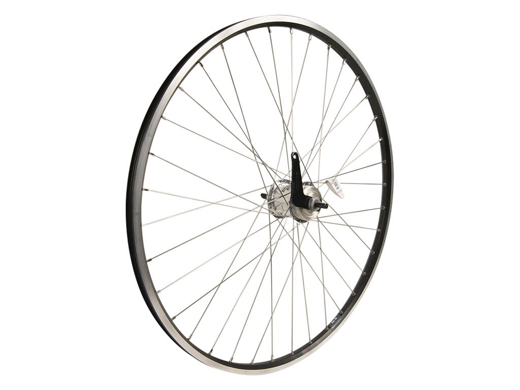 Sturmey Archer Baghjul   Indvendige Gear Og Fodbremse Ryde Zac 2000 Fælg Sølv Sort