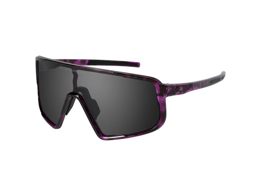 Sweet Protection Memento Cykelbriller Obsidian Black Gloss Crystal Hyper Violet