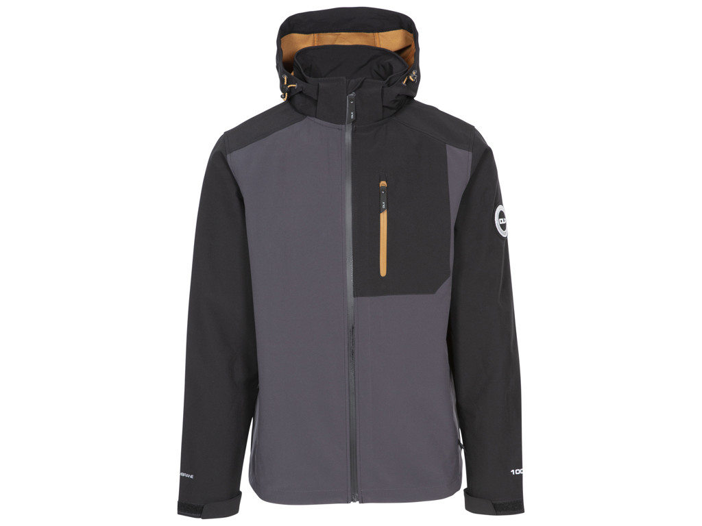 Trespass Dlx Lutz Softshell Jakke Mørk Grå Str