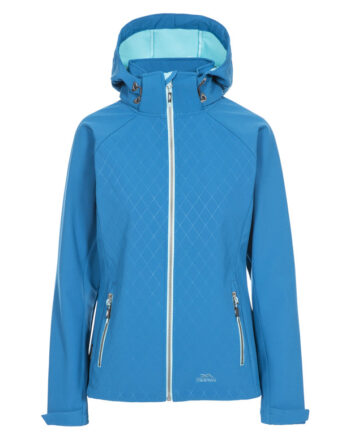 Trespass Nelly Dame Softshell Jakke- Blå Str